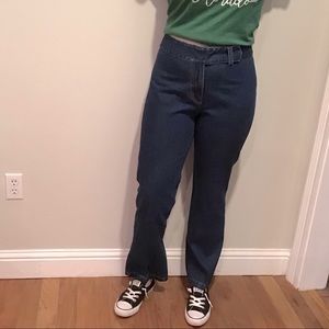 BILL BLASS Vintage Women's High Rise Dark Flare Leg Jeans 10